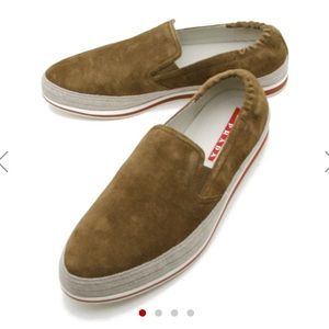 Prada Men’s Slip on Moccasins